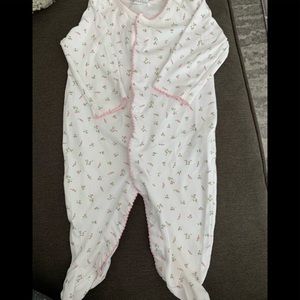 Kissy Kissy Garden Roses Cotton Footie